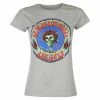 Women's T-shirt Grateful Dead - Bertha Circle Vintage Wash GREY - ROCK OFF