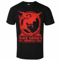Men's T-shirt Black Sabbath - Europe '75 - ROCK OFF