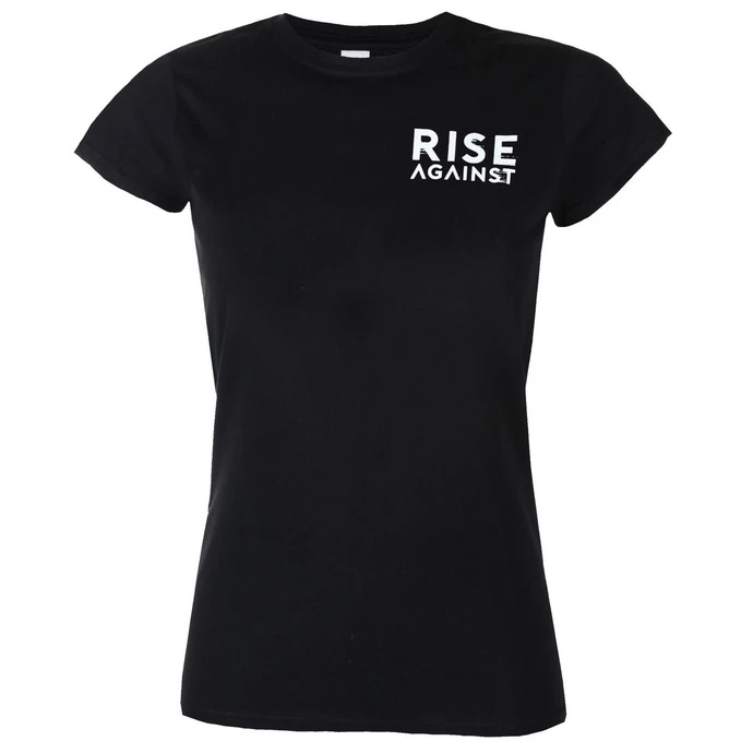 Women's T-shirt Rise Against - Wolves Pocket Girl Fitted - Black - KINGS ROAD 1 Women's T-shirt Rise Against - Wolves Pocket Girl Fitted - Black - KINGS ROAD