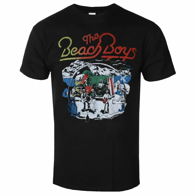 Men's T-shirt Beach Boys - Live Drawing - BLACK - ROCK OFF 1 Men's T-shirt Beach Boys - Live Drawing - BLACK - ROCK OFF