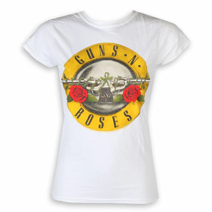 T-shirt Metal Women's Guns N' Roses - Classic Bullet Logo - ROCK OFF 1 T-shirt Metal Women's Guns N' Roses - Classic Bullet Logo - ROCK OFF