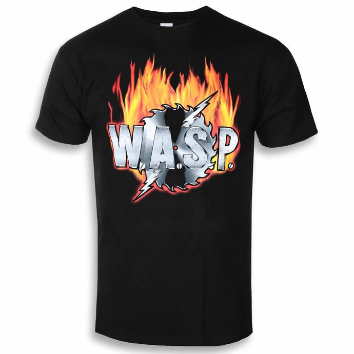 T-shirt Metal Men's W.A.S.P. - SAWBLADE LOGO - PLASTIC HEAD 1 T-shirt Metal Men's W.A.S.P. - SAWBLADE LOGO - PLASTIC HEAD