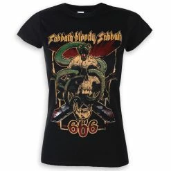 Women's T-shirt Black Sabbath - Bloody Sabbath 666 - ROCK OFF