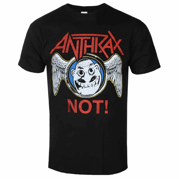 Men's T-shirt Anthrax - Not Wings - BLACK - ROCK OFF 1 Men's T-shirt Anthrax - Not Wings - BLACK - ROCK OFF