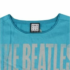 Women's T-shirt (top) THE BEATLES - HARD DAY'S NIGHT - TEAL PANTHER - AMPLIFIED -T-shirts hardcore Shop s30g100pinkf