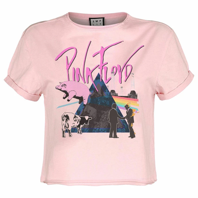 Women's T-shirt (top) PINK FLOYD - THE GREATS - PINK KASHMIR - AMPLIFIED 1 Women's T-shirt (top) PINK FLOYD - THE GREATS - PINK KASHMIR - AMPLIFIED