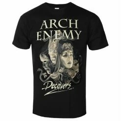 Men's T-shirt Arch Enemy - Deceivers Cover Art - Black