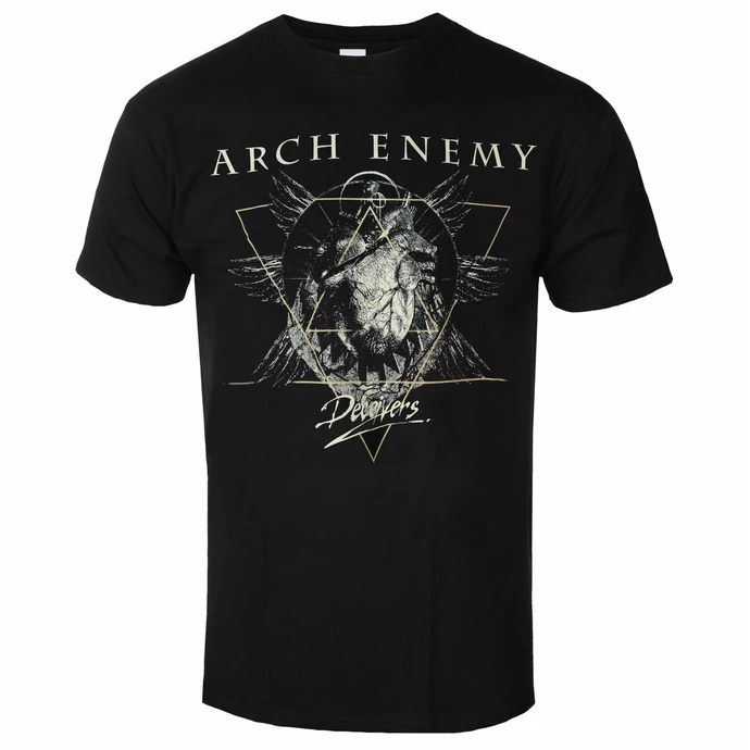 Men's T-shirt Arch Enemy - Winged Heart - Black 1 Men's T-shirt Arch Enemy - Winged Heart - Black