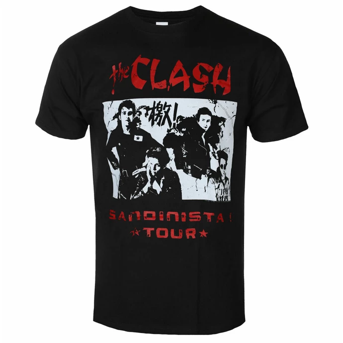 Men's T-shirt Clash - Sandinista Tour - BLACK - ROCK OFF 1 Men's T-shirt Clash - Sandinista Tour - BLACK - ROCK OFF