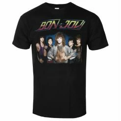Men's T-shirt Bon Jovi - Tour '84 - BLACK - ROCK OFF