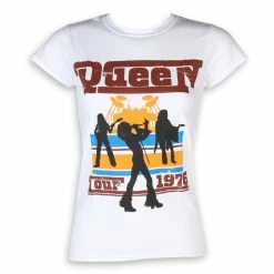 Women's T-shirt Queen - 76 To Ur - White - ROCK OFF
