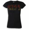 T-shirt Metal Women's Kiss - Classic Logo - ROCK OFF