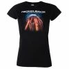 T-shirt Metal Women's Nickelback - FEED THE MACHINE - PLASTIC HEAD