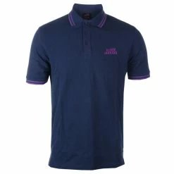 Men's T-shirt Black Sabbath - Wavy Logo - NAVY Polo