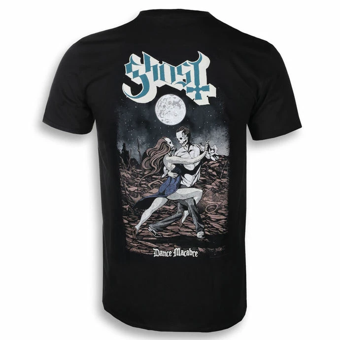 Men's Shirt Ghost - Dance Macabre Cover & Logo - ROCK OFF 1 Men's Shirt Ghost - Dance Macabre Cover & Logo - ROCK OFF