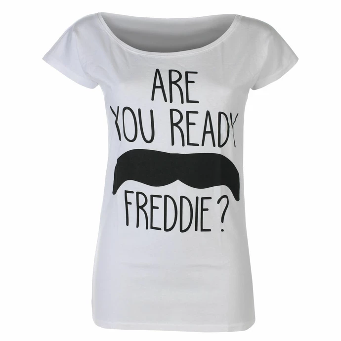 Women's T-shirt Freddie Mercury - Are You Ready Freddie 1 Women's T-shirt Freddie Mercury - Are You Ready Freddie